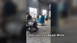 Remessa de 8 moinhos de esferas horizontais, 4 dispersores e 7 tanques de mistura